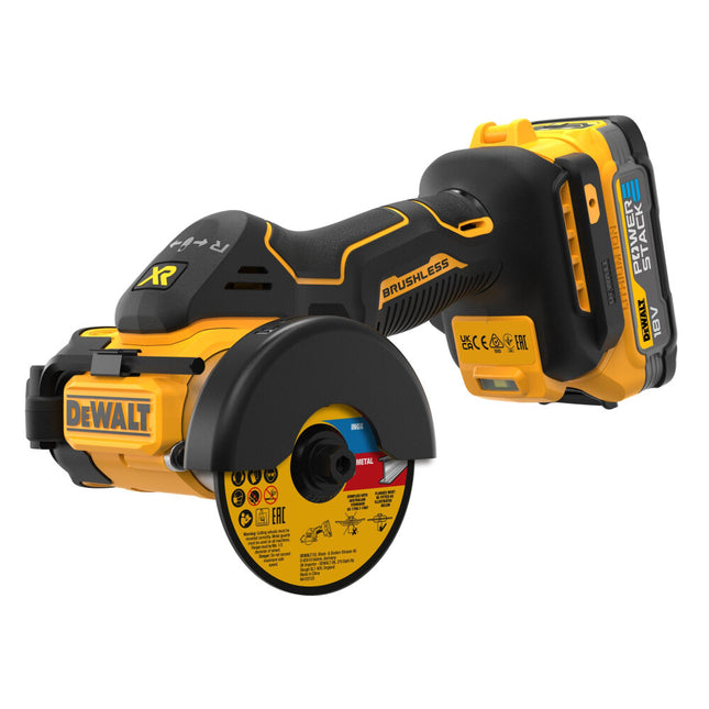 DeWALT DCS438E2T-QW 18V XR Brushless Compacte Slijpmachine 76mm 23501522