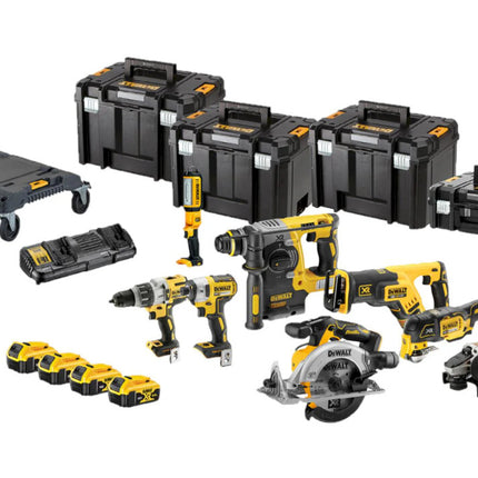 DeWalt DCK853P4T-QW 18V XR Brushless 8-Delige Set DCD996+DCF887+DCG405+DCH273