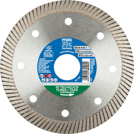 Afbeelding PFERD TOOLS diamant zaagblad droog DG FL SG