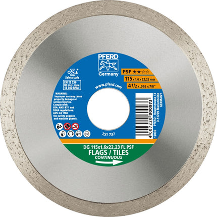 Afbeelding PFERD TOOLS diamant zaagblad droog DG FL PSF
