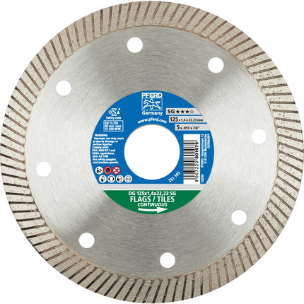 Afbeelding PFERD TOOLS diamant zaagblad droog DG FL SG