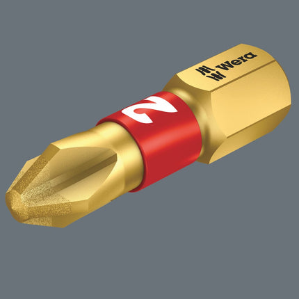 <b>Bits met diamand-coating</b><br/>Met diamand-coating voor meer grip in de schroef. De kleine diamant deeltjes bijten zich in de schroef vast. DC staat voor Diamond Coated.