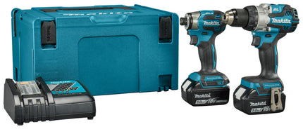 Makita DLX2527TJ LXT 18V 2-DeligeCombiset voor Boor- en Slagschroefklussen