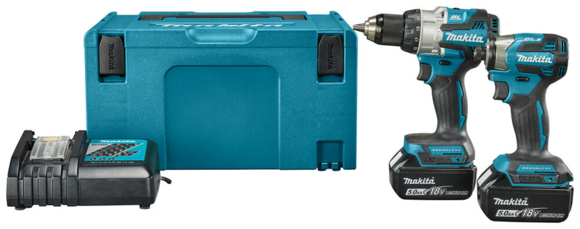 Makita DLX2528TJ LXT 18V 2-Delige Combiset DHP489+DTD173