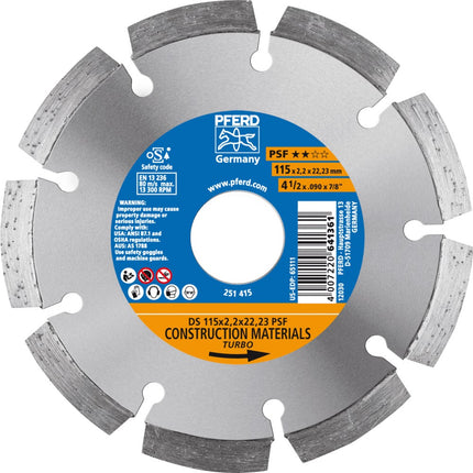 Afbeelding PFERD TOOLS diamant zaagblad droog DS PSF
