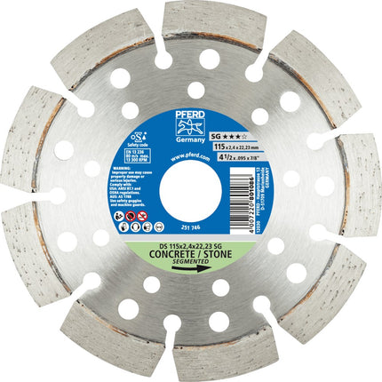Afbeelding PFERD TOOLS diamant zaagblad droog DS SG
