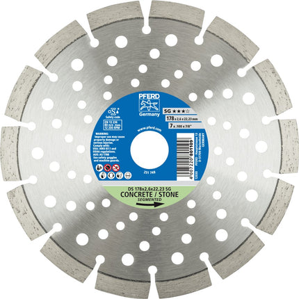 Afbeelding PFERD TOOLS diamant zaagblad droog DS SG