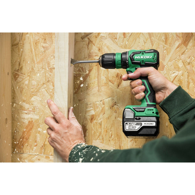HIKOKI DS18DDQ W4Z ACCU BOOR-SCHROEFMACHINE 18VSMARTFIT, BL, 55Nm, MV, 2X 5.0Ah IN HSC