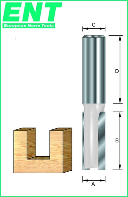 ENT Groeffrees 20mm SL=30 HM D=8 – 7910415