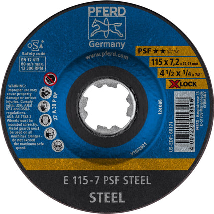 Afbeelding PFERD TOOLS afbraamschijf staal E PSF STEEL