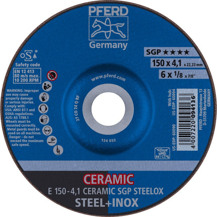 Afbeelding PFERD TOOLS afbraamschijf E SGP STEELOX