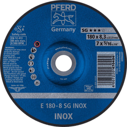Afbeelding PFERD TOOLS afbraamschijf rvs E SG INOX