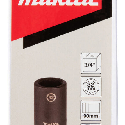 Makita Impact Krachtdop 32x95mm 3/4" Vierkant - E-22383