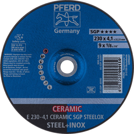 Afbeelding PFERD TOOLS afbraamschijf E SGP STEELOX
