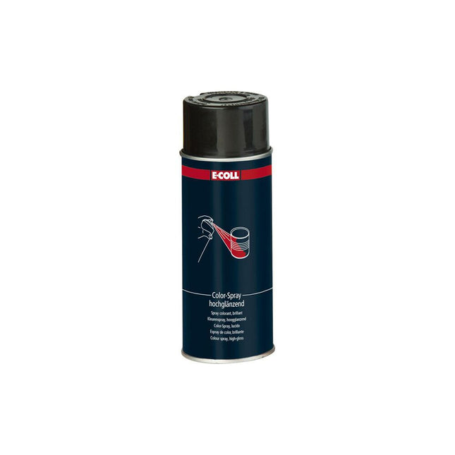 E-Coll Spuitbus RAL9005 Zwart 400ML Hoogglans – 4317784305860