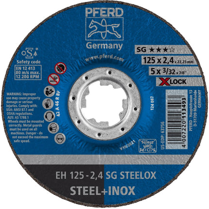 Afbeelding PFERD TOOLS doorslijpschijf, inox EH/EHT SG STEELOX