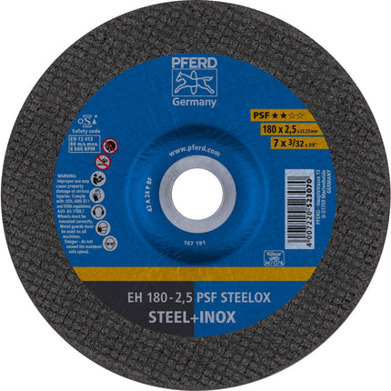 Afbeelding PFERD TOOLS doorslijpschijf, rvs EH/EHT PSF STEELOX