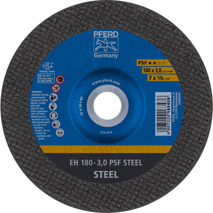 Afbeelding PFERD TOOLS doorslijpschijf, staal EH/EHT PSF STEEL
