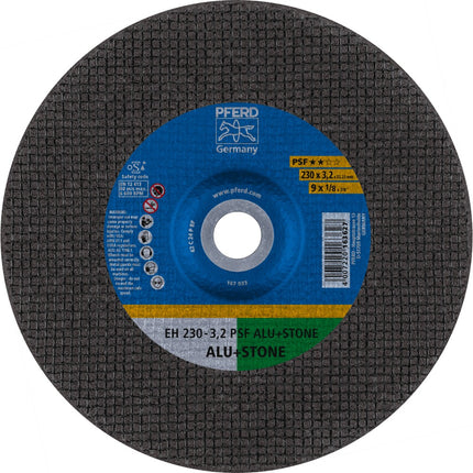 Afbeelding PFERD TOOLS doorslijpschijf, non-ferro metalen EH/EHT PSF ALU+STONE