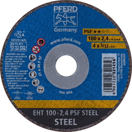 Afbeelding PFERD TOOLS doorslijpschijf, staal EH/EHT PSF STEEL
