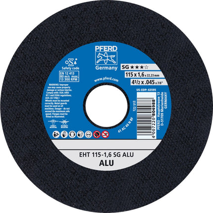 Afbeelding PFERD TOOLS doorslijpschijf, aluminium EH/EHT SG ALU