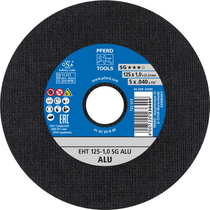 Afbeelding PFERD TOOLS doorslijpschijf, aluminium EH/EHT SG ALU