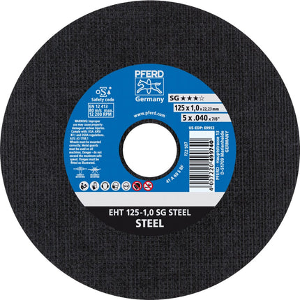 Afbeelding PFERD TOOLS doorslijpschijf, staal EH/EHT SG STEEL