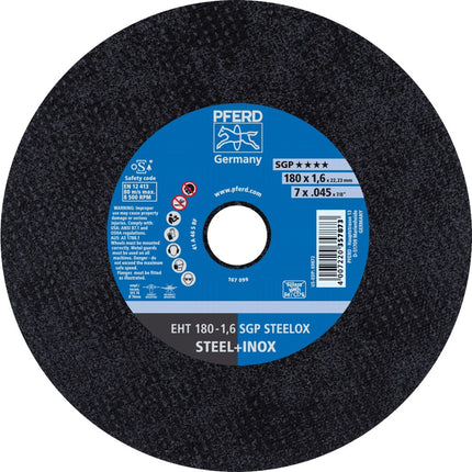 Afbeelding PFERD TOOLS doorslijpschijf, inox EH/EHT SGP STEELOX