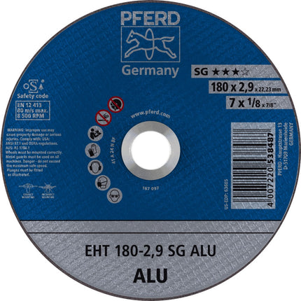 Afbeelding PFERD TOOLS doorslijpschijf, aluminium EH/EHT SG ALU