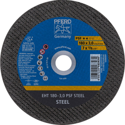 Afbeelding PFERD TOOLS doorslijpschijf, staal EH/EHT PSF STEEL