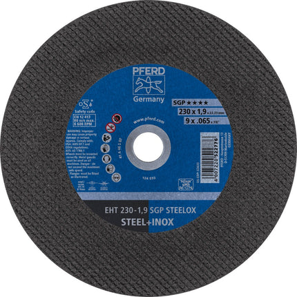 Afbeelding PFERD TOOLS doorslijpschijf, inox EH/EHT SGP STEELOX