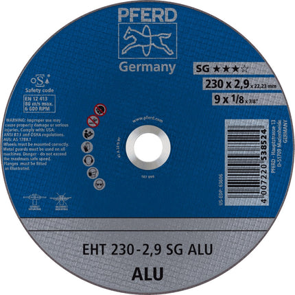 Afbeelding PFERD TOOLS doorslijpschijf, aluminium EH/EHT SG ALU