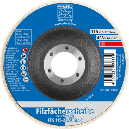 Afbeelding PFERD TOOLS viltschijf FFS