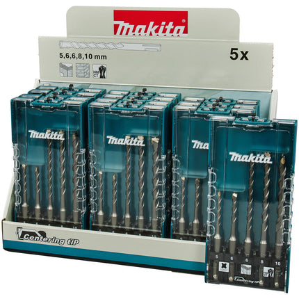 MAKITA BETONBOORSET 5-DELIG (DISPLAY 12 STUKS)