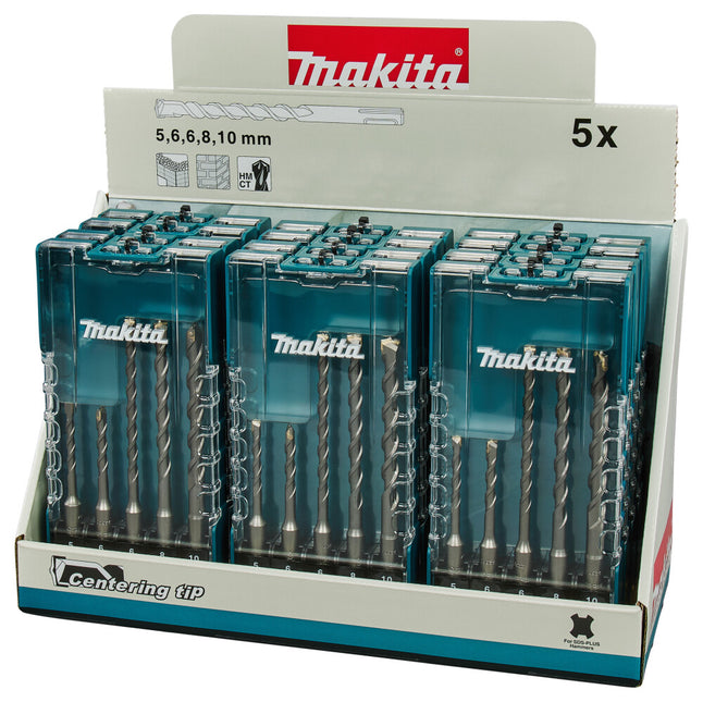MAKITA BETONBOORSET 5-DELIG (DISPLAY 12 STUKS)