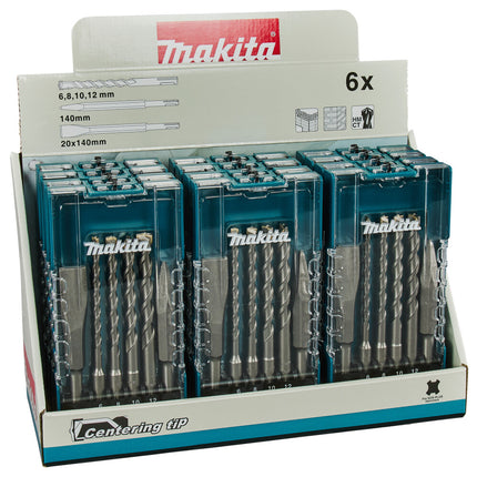 Makita B2S: BETONBOOR-/BEITELSET 6-DELIG SDS+