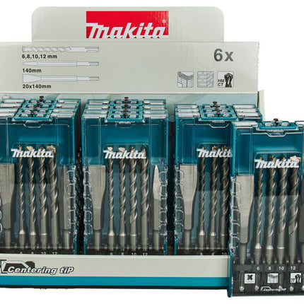 Makita B2S: BETONBOOR-/BEITELSET 6-DELIG SDS+