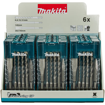 Makita B2S: BETONBOOR-/BEITELSET 6-DELIG SDS+