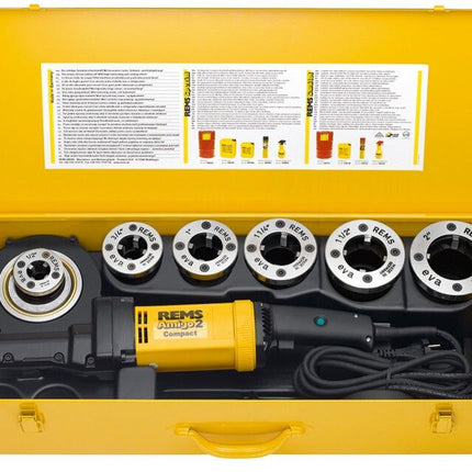 REMS Amigo 2 Draadsnijmachine Compact Set R 1/2+3/4+1+1 1/4 - 540023 R220