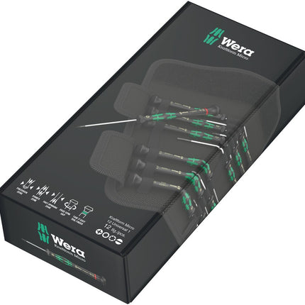 Kraftform Micro 12 Universal 1 Micro-schroevendraaierset, 12-delig