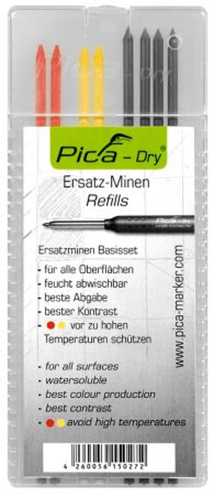 Pica Marker LYRA PICA Vullingset 8 ST. Geel ROOD Zwart – 4260056150272