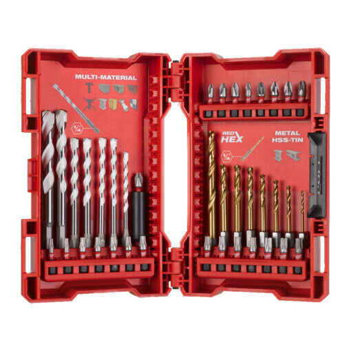 MILWAUKEE® MILWAUKEE SHW CD DRILL+DRIVE 39DLG      2X8 SET