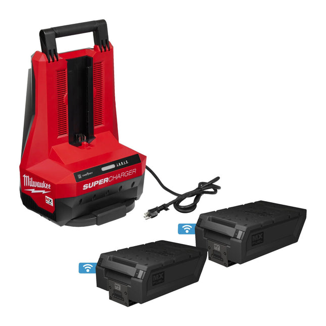 Milwaukee MX FUEL FORGE NRG PACK 12.0AH ACCU'S EN SNELLADER
