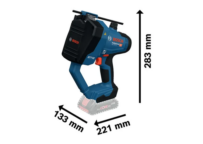 Bosch GGC 18V-12 18V Accu Draadeindknipper in L-Boxx - 06019M8001