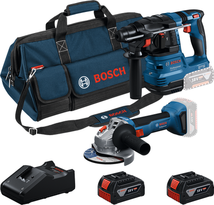Combiset 18V 2-Toolkit GBH Boorhamer + GWS Haakse Slijper - 0615V0003C