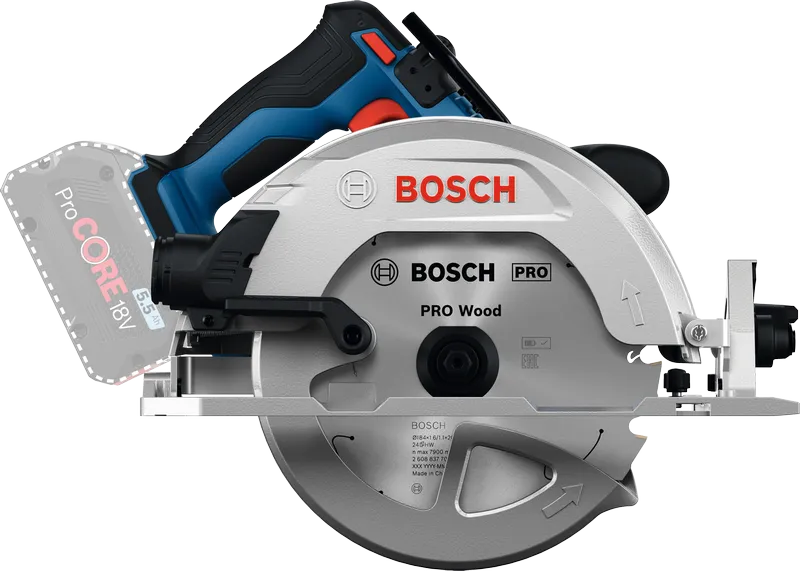 Bosch GKS18V-68-2 Accu Cirkelzaag in L-Boxx - 06016D0001