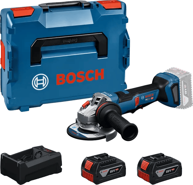 Bosch GWS18V-11PS Accu Haakse Slijpmachine in L-Boxx - 06019N4302