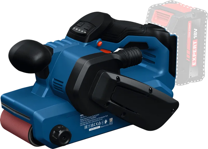 Bosch PRO GBS18V-75 Accu Bandschuurmachine in Doos - 06012C2000