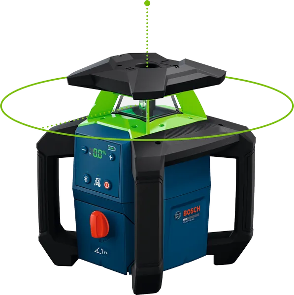Bosch GRL 18V-4-34CVG Rotatielaser 2xAA in L-Boxx 374 - 0601061H01