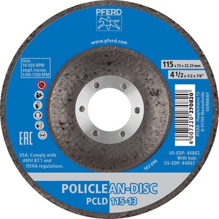 Afbeelding PFERD TOOLS reinigingsschijf vlies PCLD
